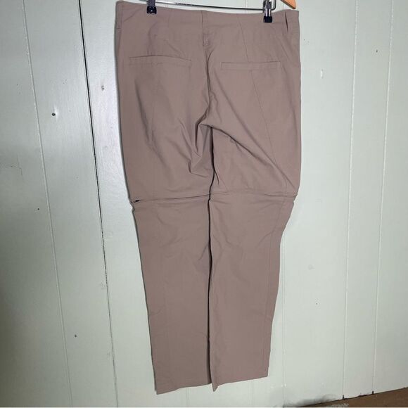 The North Face Tan Convertible Exploration Zipper Nylon Hiking Pants Men’s 34 - Picture 2 of 7